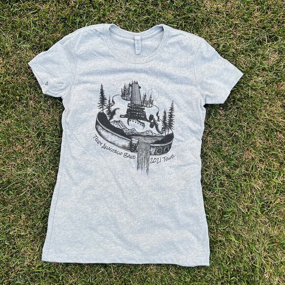 Trey Anastasio Band Waterfall 2021 Tour Tee, Women's Small - Picture 1 of 5